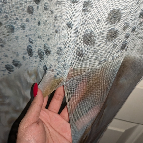 19. NWT DI PETSA SEA FOAM SHEER DRESS - Picture 8 of 8